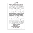 A square black print with rounded corners featuring a poem titled 'AURORA SPREAD YOUR WINGS' in white serif text on a black background.