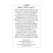 A square white card or print with black text, centered on a black background. The text reads 'VIREAL - PURE TRUTH' at the top and appears to be a poem or printed artwork with attribution at the bottom: 'Prism Passion Handcrafted Stencchers That Tell A Story Artist & Owner Lynnette Cholewka PrismPassion.