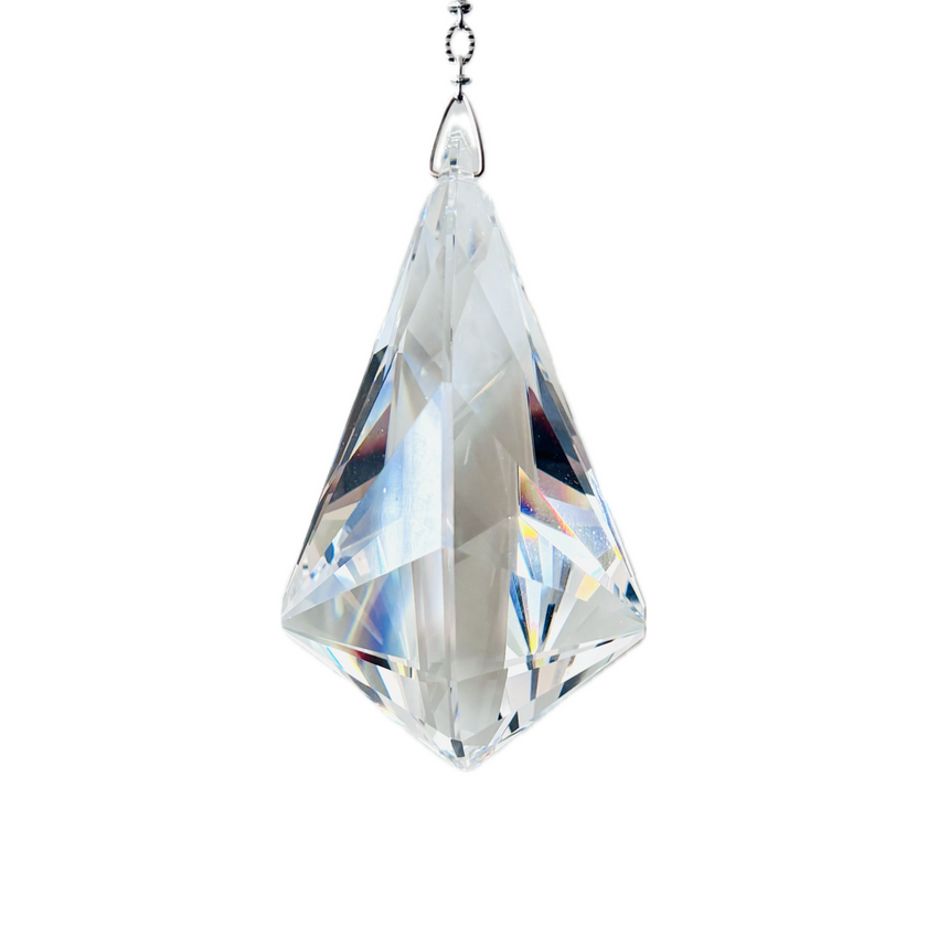 Handmade suncatcher featuring largest and rare Swarovski Vibe crystal. 